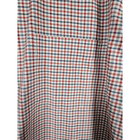 UNTUCKit Men's Long Sleeve Button Down Dress Shirt‎ XLarge Red Blue Plaid - Picture 6 of 6